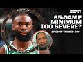 Stephen A. takes issue with Jaylen Brown's 65-game minimum comments | First Take