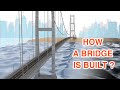 How A Bridge Is Built Over Deep Water Suspension Bridge