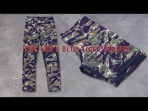 TMC Gen 3 2018 original cut Blue Tiger Stripe review "Welcome to the pants party"