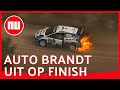 Auto Finse coureur Lappi vat vlam op finish Rally van Mexico | NU.nl
