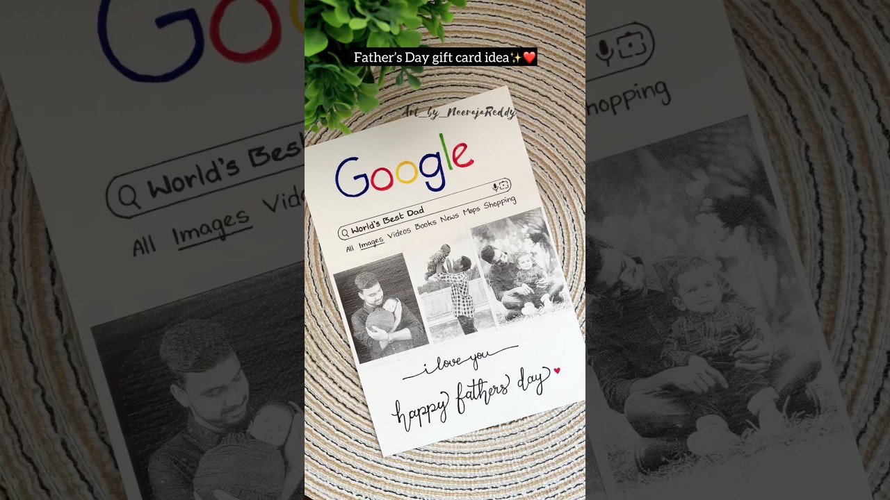 Father’s Day gift card✨❤️| easy gift card ideas #diy #fathersday #crafts #giftideas #handmade #love