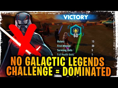 Dominating Grand Arena Without ANY Galactic Legends on Offense - 6 Star F2P Thrawn Unlock