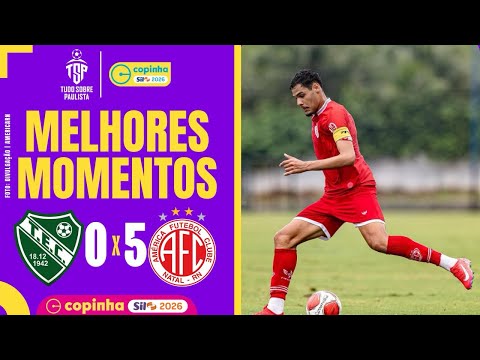 TANABI 0 X 5 AMÉRICA-RN | MELHORES MOMENTOS | COPINHA 2026 | 2ª RODADA