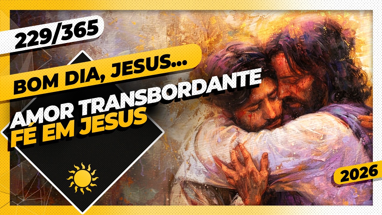 AMOR TRANSBORDANTE: FÉ EM JESUS - Bom dia, Jesus! 229/365 (2026)