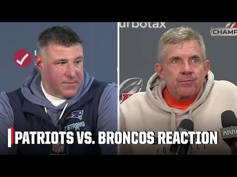 Mike Vrabel and Sean Payton react to the AFC Championship Game | NFL on ESPN