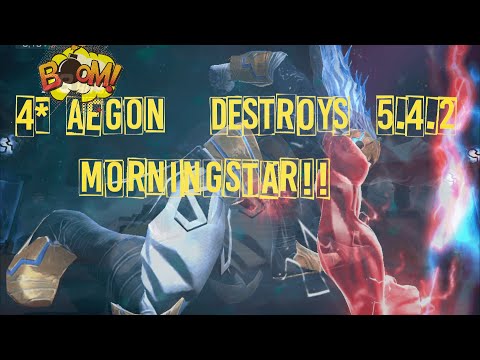 4* Aegon vs Act 5.4.2 Final Boss Morningstar | Marvel Contest of Champions | Let's do this!
