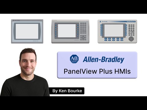 Part of a video titled A Quick Guide to Allen Bradley PanelView Plus HMIs - YouTube