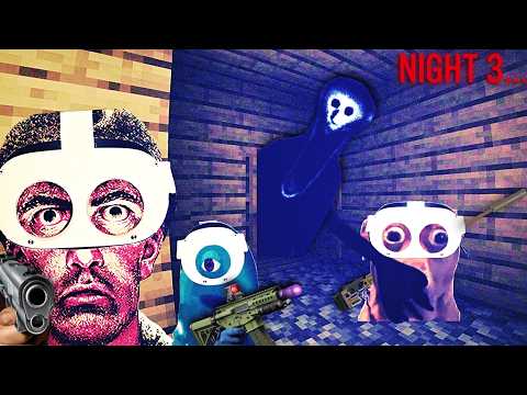 3 Idiots Hunt Minecraft’s SCARIEST Horror Mods With Guns in VR
