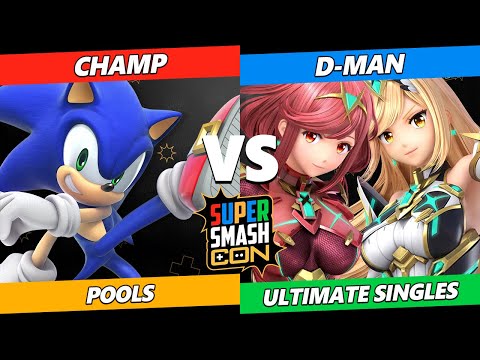 SSC 2023 - Champ (Sonic) Vs. D-Man (Pyra Mythra) Smash Ultimate Tournament
