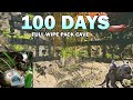 We Played Ark Survival Ascended For 100 Days In Pack Cave... Ark Full Wipe!