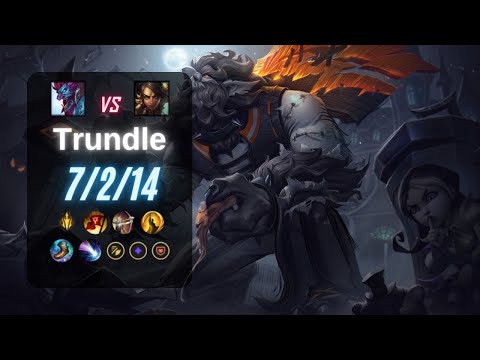 Trundle Jungle vs Nidalee - EUW LoL Challenger 13.19