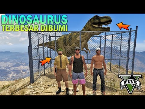 PREMAN TERKUAT BERBURU DINOSAURUS - GTA 5 YOUTUBER KOCAK PARODY