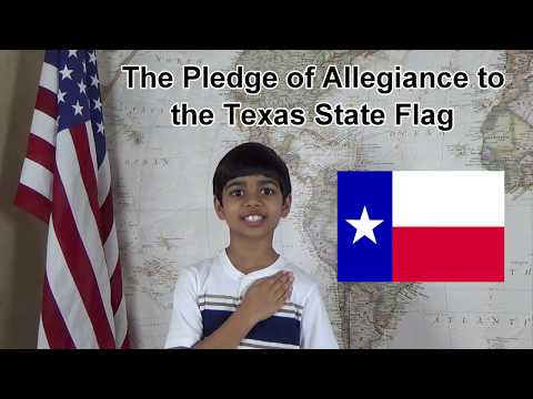 The Pledge of Allegiance to the Texas State Flag