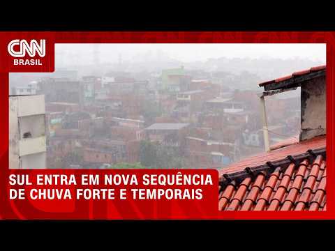 RS volta a ter previsão de temporais e ventos de até 100 km/h | CNN PRIME TIME
