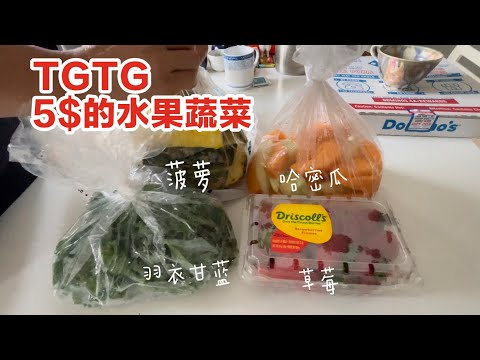 加拿大TGTG上5$刀 买了一大袋边角料水果蔬菜｜竟比正规超市卖相还好｜多伦多TooGoodToGo探店