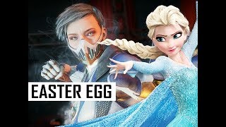FROZEN ELSA Easter Egg with FROST in Mortal Kombat 11 (MK11 Gameplay)