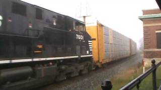 preview picture of video 'NS 9181 212 Fogburst at Bound Brook, NJ'