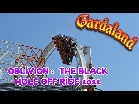 Oblivion: The Black Hole à Gardaland off ride 2022 (Dive Coaster, Bolliger & Mabillard)
