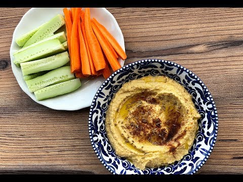 HUMMUS CON AJO ASADO ¡La mejor receta de hummus! | Saboreanda