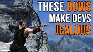 AMAZING Wooden Bows - Unique Bows Collection Skyrim Special Edition Mods 2018 SSE