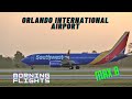 4K PLANE SPOTTING Morning Flights 2 SOUTHWEST MAX 8 ORLANDO INTERNATIONAL AIRPORT MCO 4 12 21