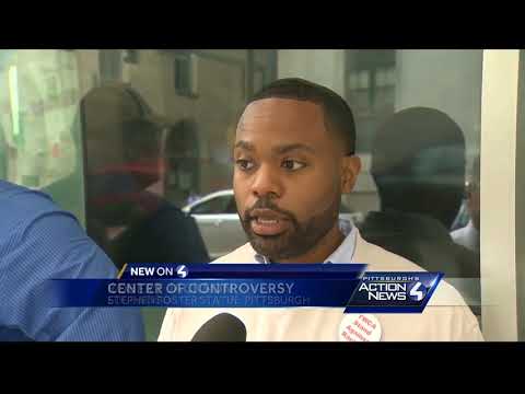 Stephen Foster Statue, center of controversy