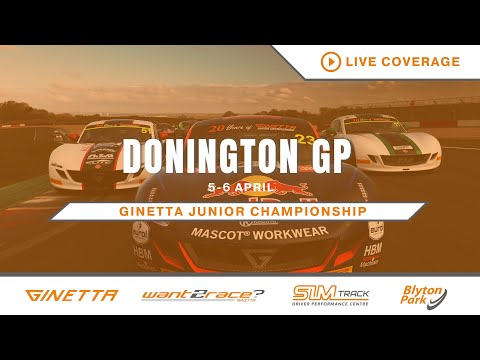 2025 Ginetta Junior Championship | Donington Park GP | Round 3 | LIVE