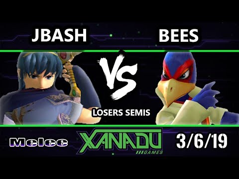 S@X 292 SSBM - Bees? (Falco) Vs. JBash (Marth) - Smash Melee Losers Semis