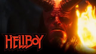 'Hellboy Takes Down The Blood Queen' Scene | Hellboy (2019) | David Harbour, Milla Jovovich