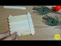 Photo Frame With Ice Cream Sticks Diy Easy Crafts Crafty Couple