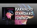 Paranoid Standard Tuning Black Sabbath