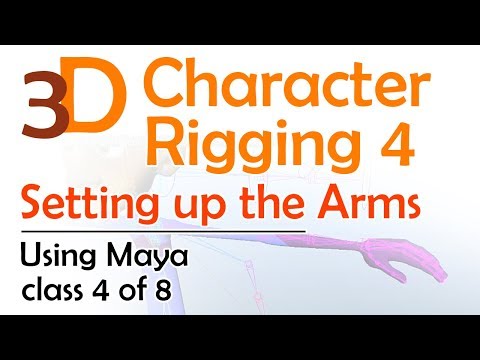 3D Maya Character Rigging 1 Basics and Bones