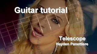 Hayden Panettiere - Telescope GUITAR Tutorial