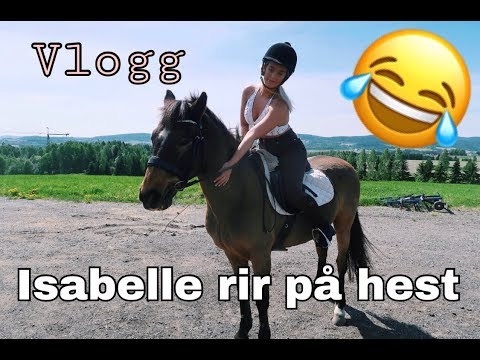 , title : 'Isabelle rir på hest - Hvordan gikk det? // Vlogg'