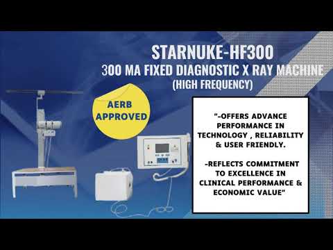 300 mA High Frequency X Ray Machine with Bucky Table STARNUKE HF300 AERB Approved