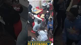 Brawl Breaks Out Inside a Domino’s, Suspects Hurl Chair and Strike Officer’s Head #shorts