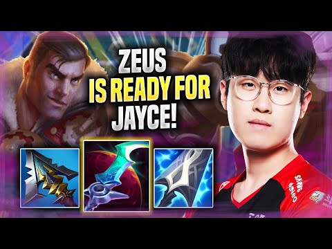 ZEUS IS READY FOR JAYCE! - T1 Zeus Plays Jayce TOP vs Gangplank! | Season 2022