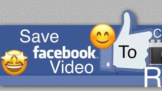 How to save your Facebook videos to your camera roll 🔥 Save Facebook memories to your camera roll
