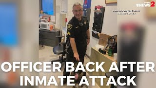 Forsyth County detention officer returns to work months after inmate attack