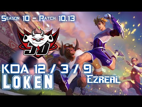 JDG LokeN EZREAL vs KAI'SA ADC - Patch 10.13 KR Ranked