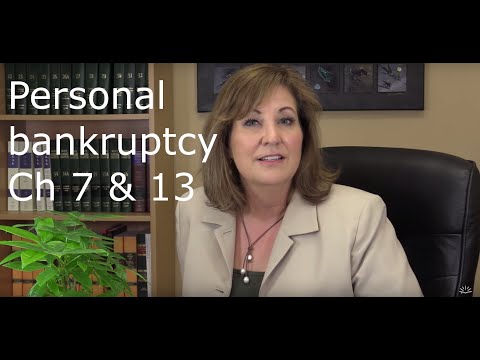 Chapters 7 & 13 bankruptcies explained Video