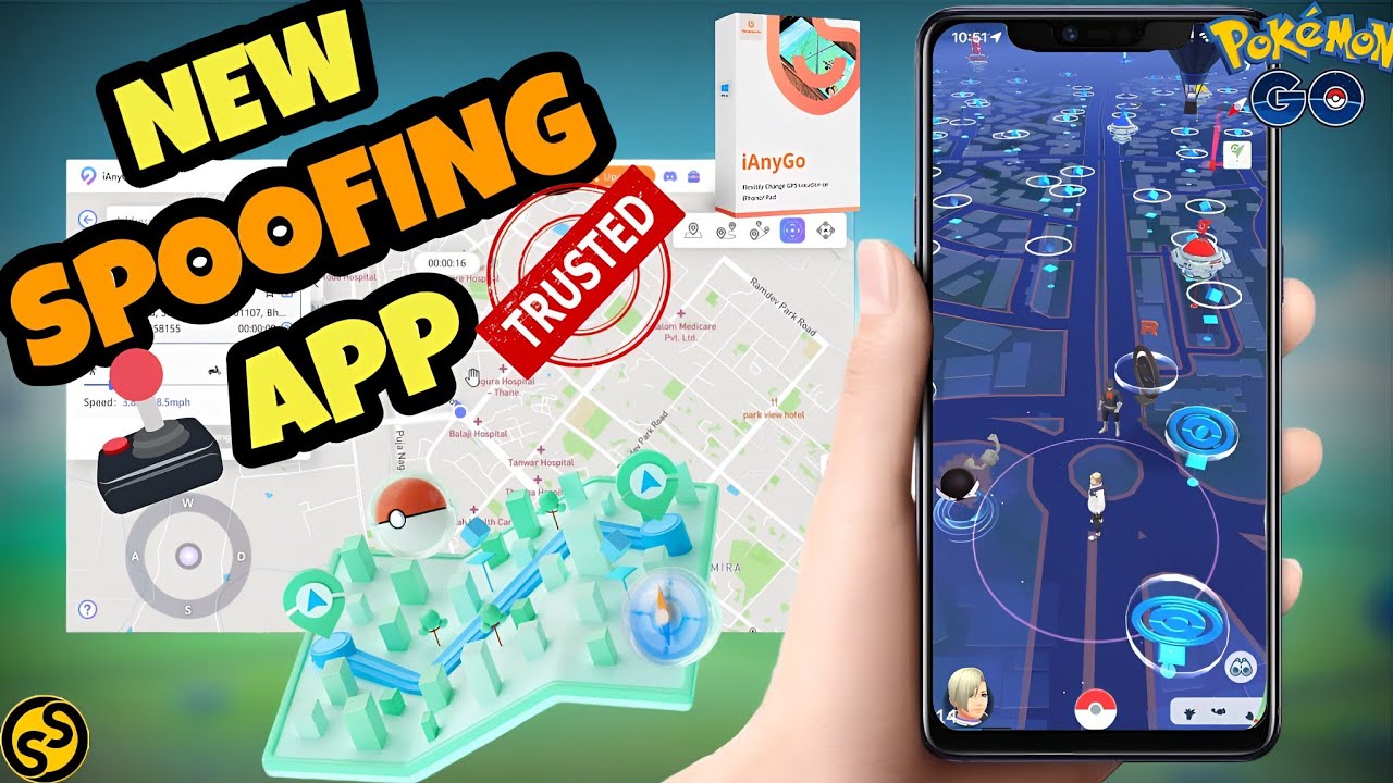 NEW BEST SPOOFING APP FOR iOS AND ANDROID TO USE IN POKEMON GO 2024 | WITHOUT ROOT OR JAIL BREAK