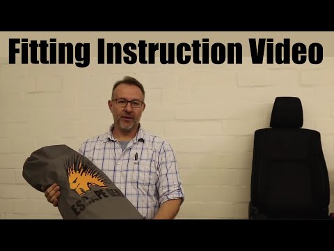 Escape Gear Seat Cover Fitting Instructions