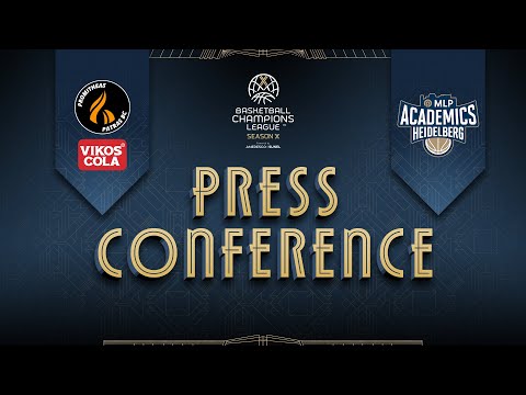 Promitheas Patras v MLP Academics Heidelberg - Press Conference | #BasketballCL 2025-26