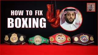 How to Fix Boxing? (Too Many Belts)