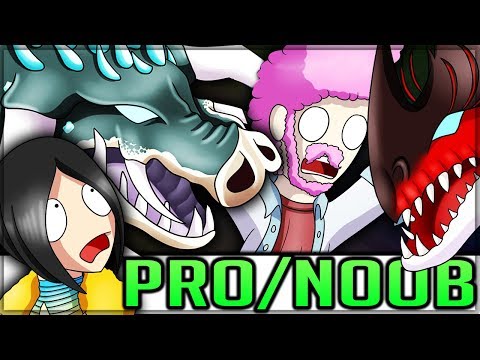 NERGIGANTE'S UGLY COUSIN - Pro and Noob VS Dauntless Multiplayer! (New Monster Fun)