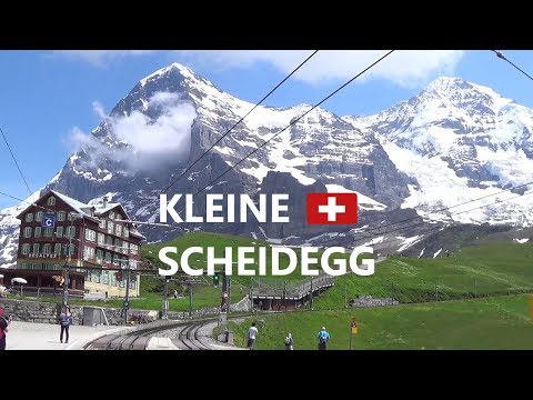 Lauterbrunnen to Kleine Scheidegg Switzerland - Train ride with fantastic views, Switzerland Alps