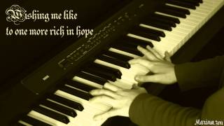 WHEN IN DISGRACE (Rufus Wainwright) piano cover + lyrics