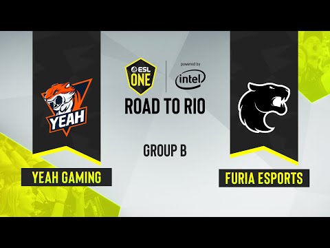 CS:GO - FURIA Esports vs. Yeah Gaming [Mirage] Map 2 - ESL One Road to Rio - Group B - NA