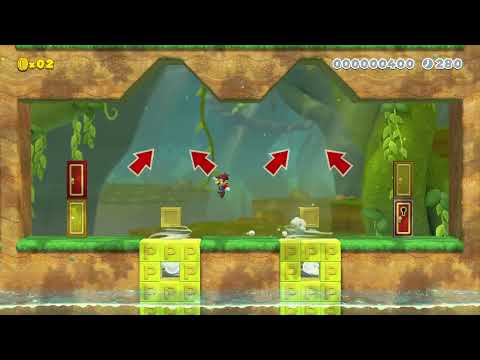 ★ Water Gimmick Forest ★ by Kobbie 🍄Super Mario Maker 2 ✹Switch✹ #bqx